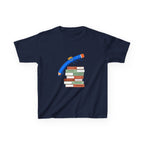 Kids Tee - Back to School Education | Books & Pencil