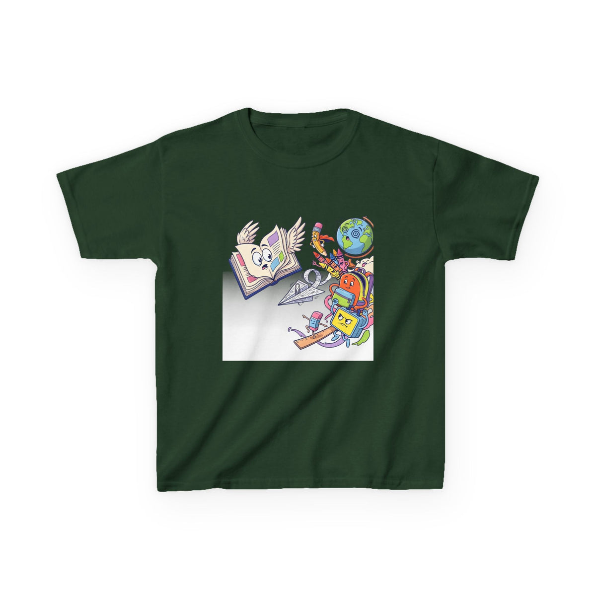 Kids Tee - Cute HOMEWORK Whimsical School Supplies | Back to School