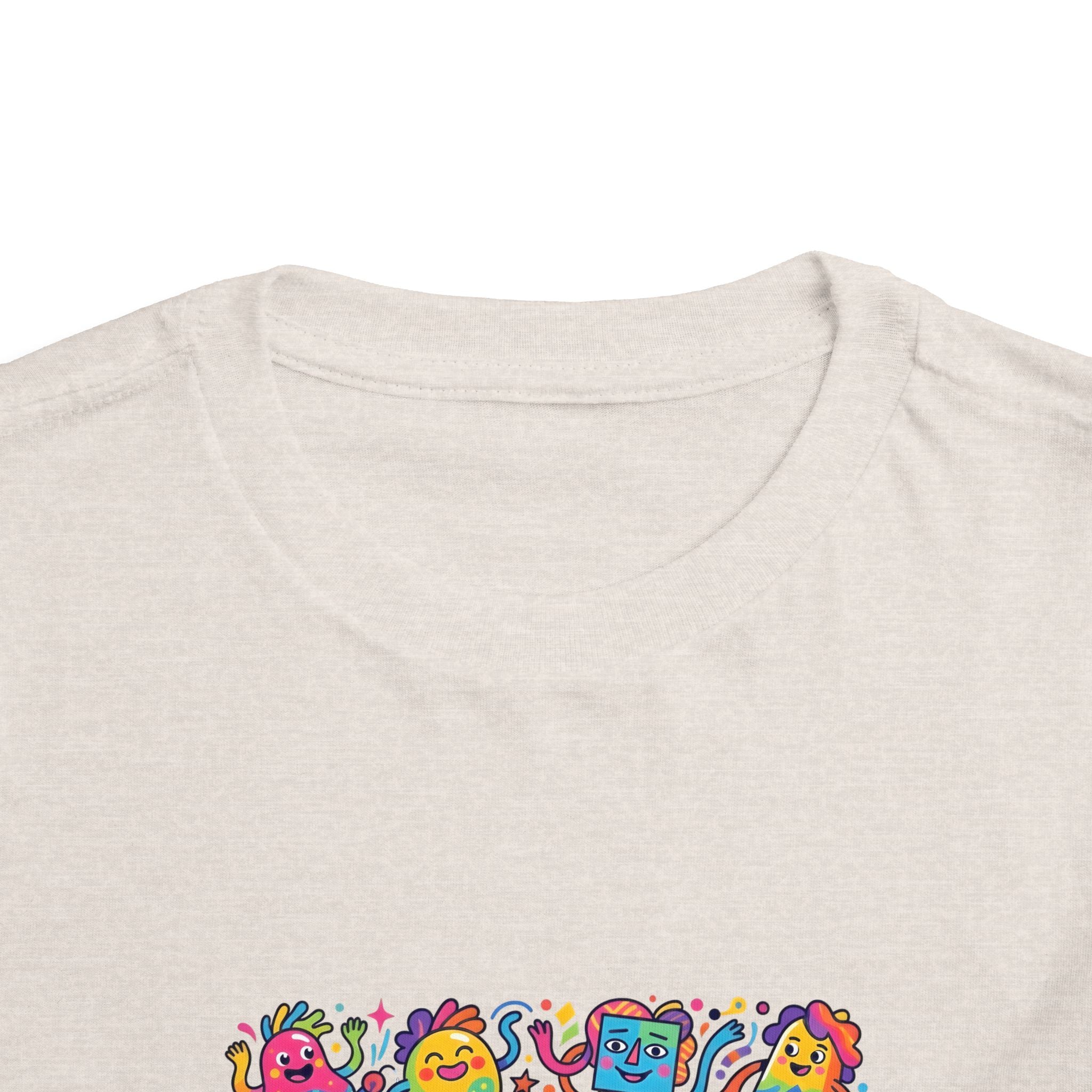 Toddler T-Shirt - Vibrant Whimsical Creatures | Doodle Art