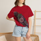 Unisex T-shirt - Dark Fantasy Celtic Skull Ankh | Garment-Dyed