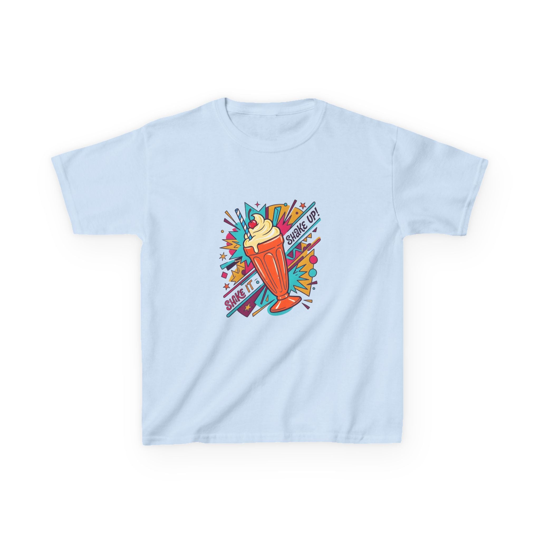 Kids Retro Pop Art Milkshake Tee - SHAKE IT UP! Dessert