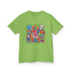 Kids T-Shirt - Cartoon School Supplies Doodle | Back to School