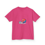 Kids Heavy Cotton Tee - Cute School Learning Cartoon Shirt