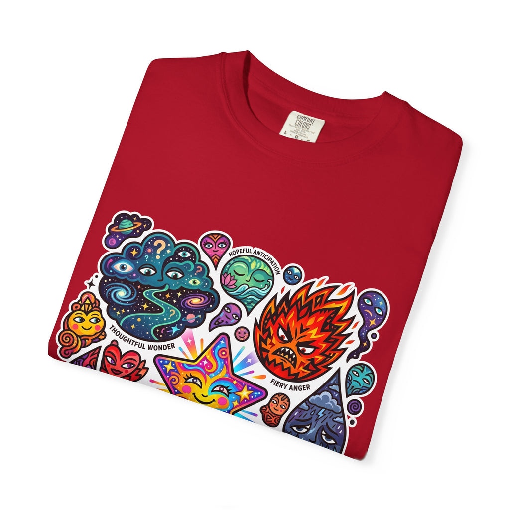 Comfort Colors T-Shirt - Psychedelic Emotions Art | Mental Health