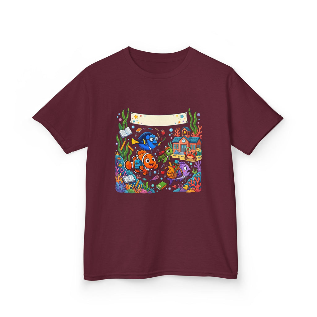 Kids T-Shirt - Whimsical Underwater School ABC | Back to School