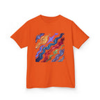 Kids Tee - Vibrant Elemental Magic Energy | Fantasy Glow