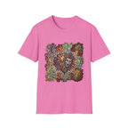 Unisex T-Shirt - Retro Psychedelic Theater Comedy Mask | Abstract Art