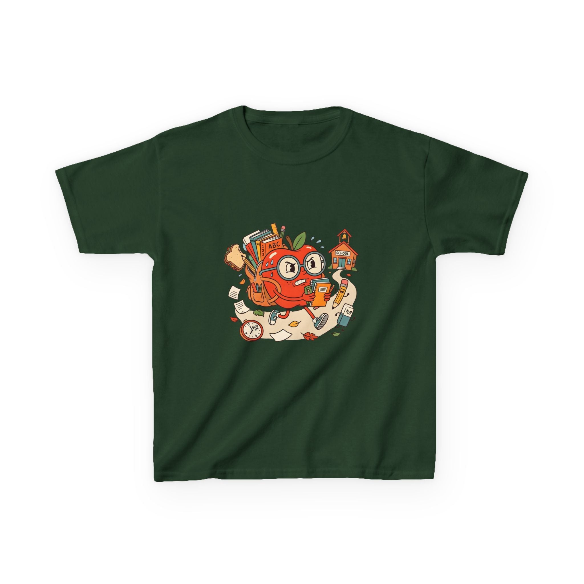 Kids Back to School Tee - Playful ABC 123 School Design