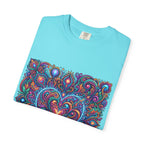 Unisex Garment-Dyed T-shirt - Cosmic Love | Psychedelic Heart Art