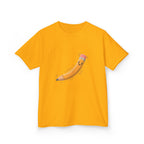 Kids Heavy Cotton Tee - Happy Animated Pencil School Supply | Back to