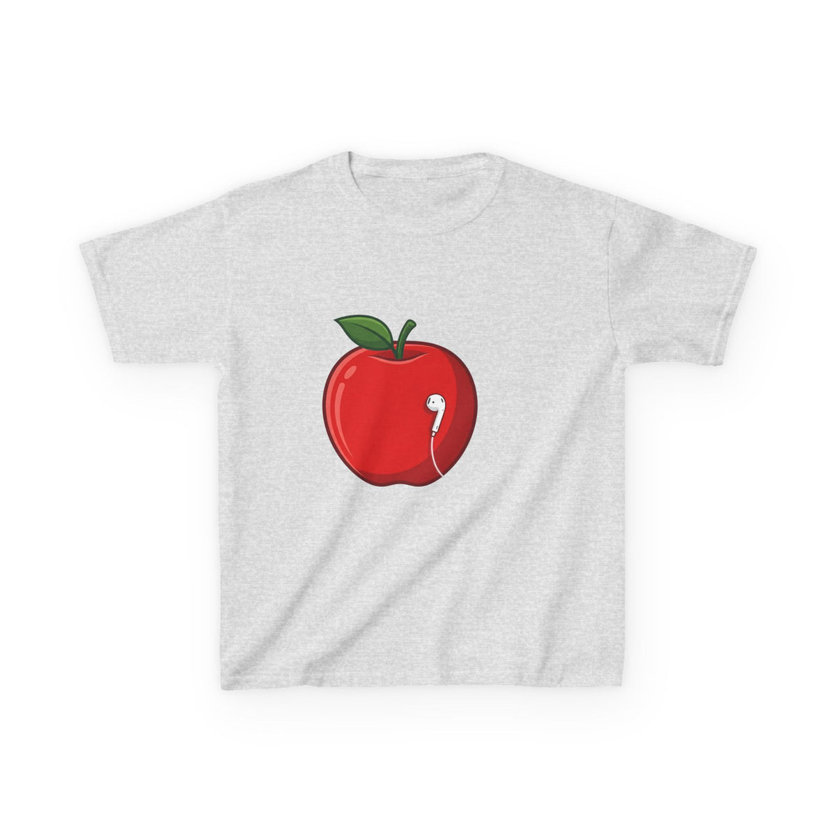 Kids Tee - Cartoon Minimalist Apple Music Earbud Tech