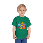 Toddler Monster Tee - Cute Happy Colorful Cartoon Kids Shirt