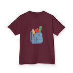 Kids Back to School Tee - Cute School Supplies Cartoon | 2026