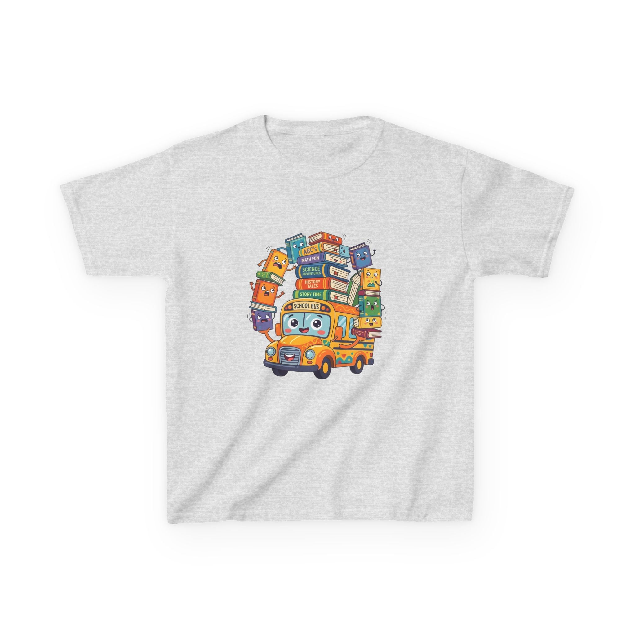 Kids Learning Tee - ABC's, Math & Science School Bus Fun