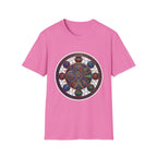 Unisex Steampunk T-Shirt - Ornate Mystical Mandala & Gears