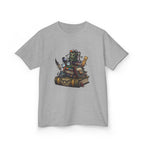 Kids Dark Academia Tee - Macabre School Supplies Skull