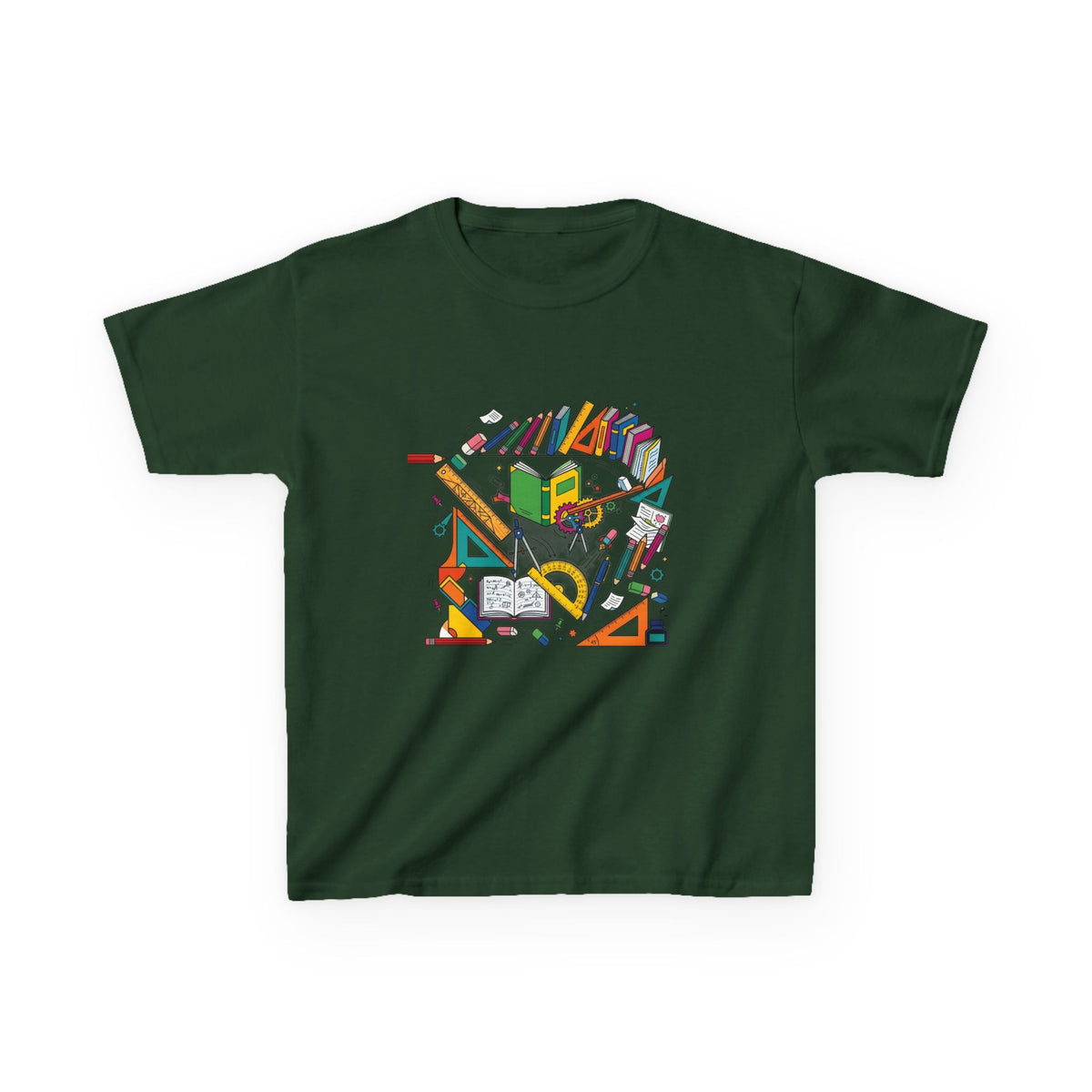 Kids School Supplies Tee - Doodle Art 2026 | Back to School