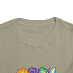 Toddler Tee - Vibrant Geometric Crystal & Gemstone Shirt