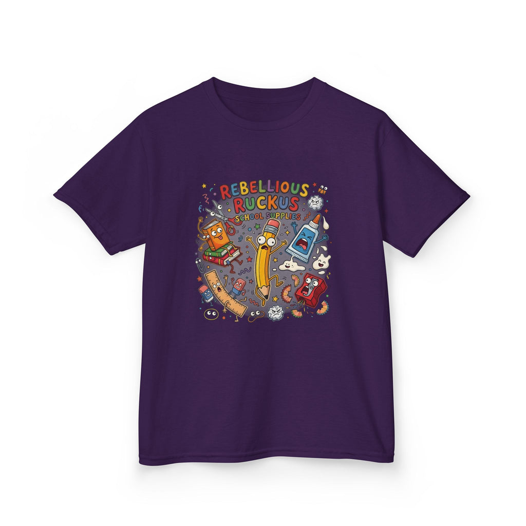Kids Tee - Rebellious Ruckus School Supplies T-Shirt