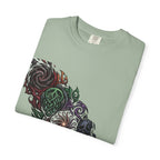Unisex T-shirt - Dark Fantasy Celtic Skull Ankh | Garment-Dyed
