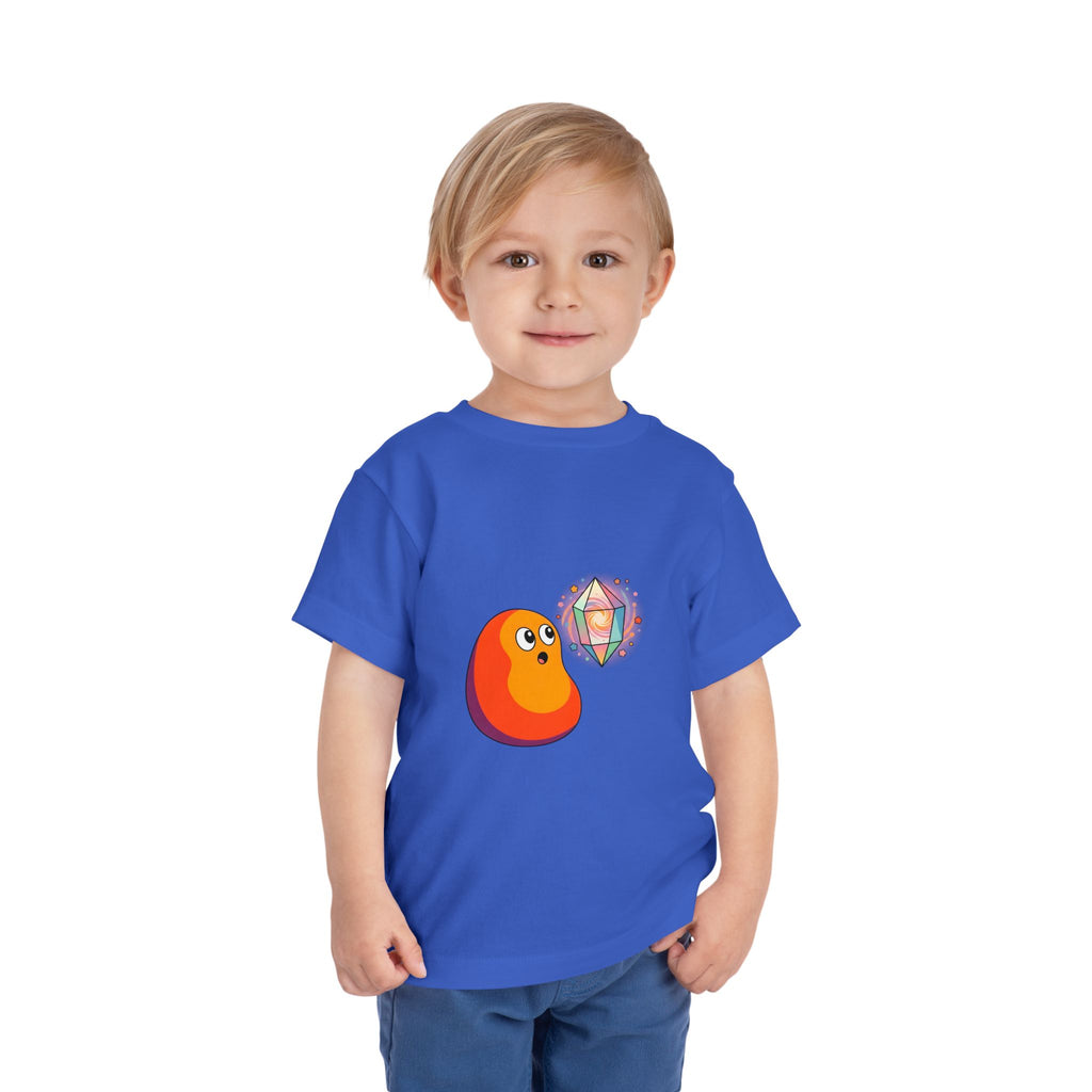 Toddler Short Sleeve Tee - Whimsical Cosmic Creature Stars
