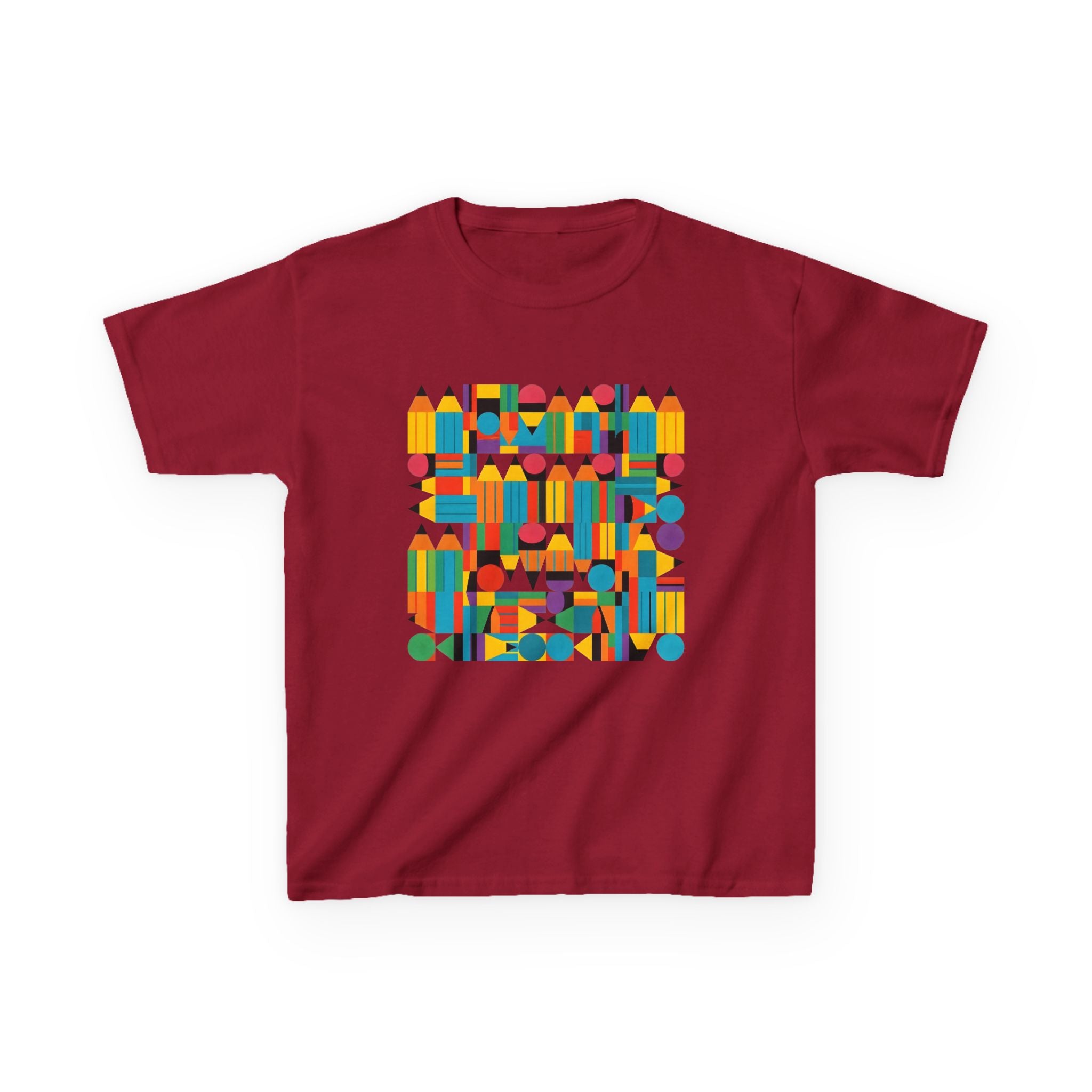 Kids Tee - Playful Geometric Abstract | Modern Art