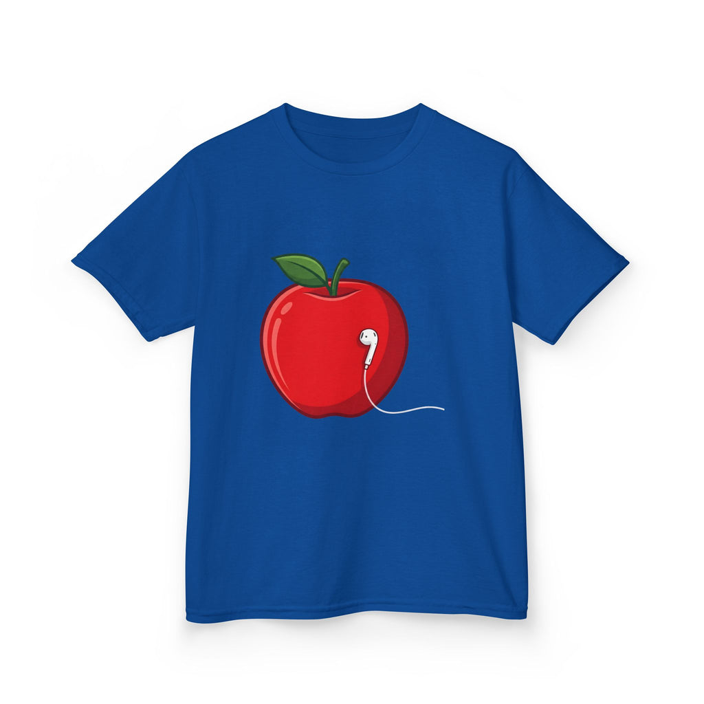 Kids Tee - Cartoon Minimalist Apple Music Earbud Tech