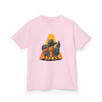 Kids Tee - Noir Stationery Detective Team | Cartoon Comic Style