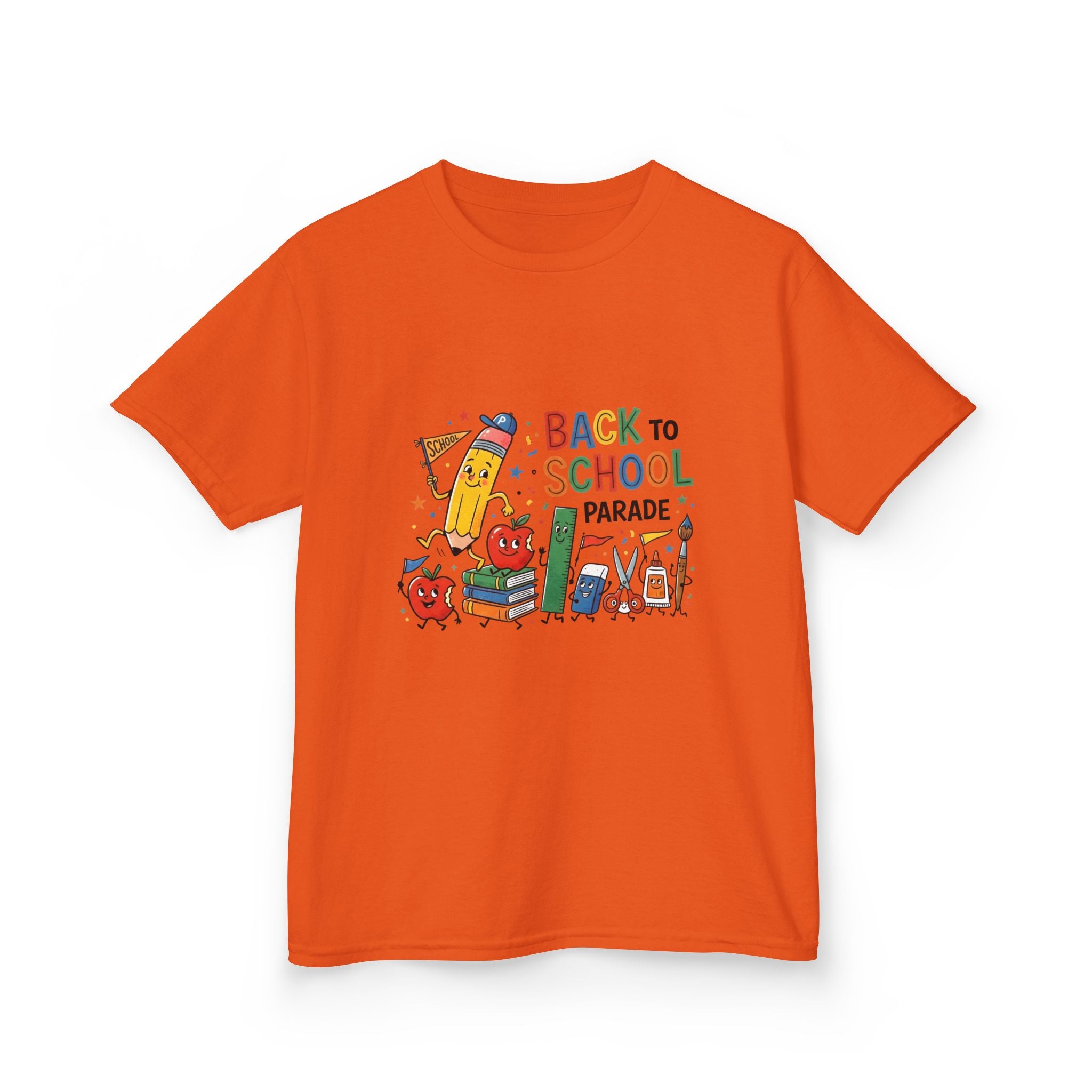 Kids Back to School Tee - Playful SCHOOL Supplies | First Day