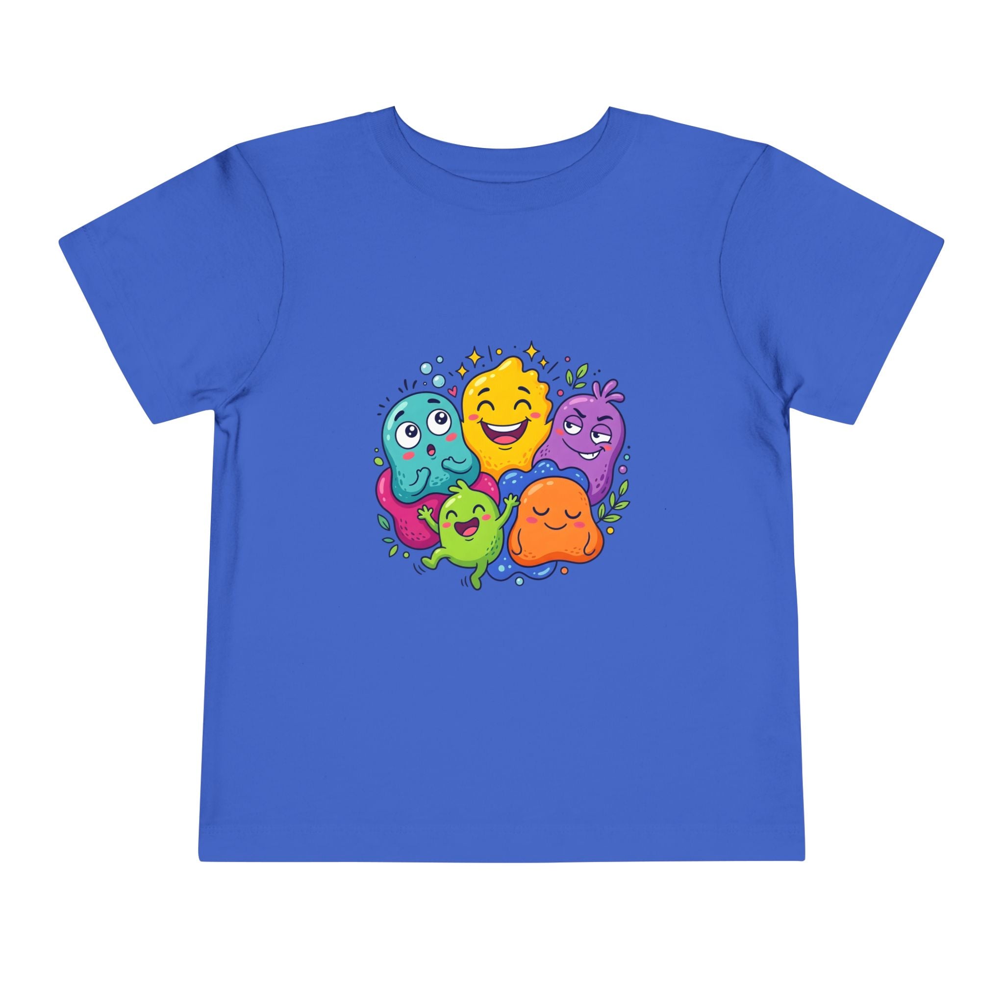 Toddler Monster Tee - Cute Happy Colorful Cartoon Kids Shirt