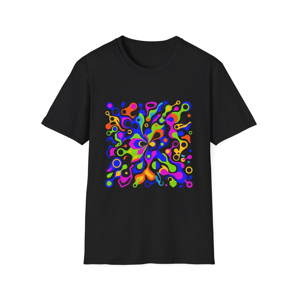 Unisex T-Shirt - Vibrant Organic Abstract | Psychedelic Flow