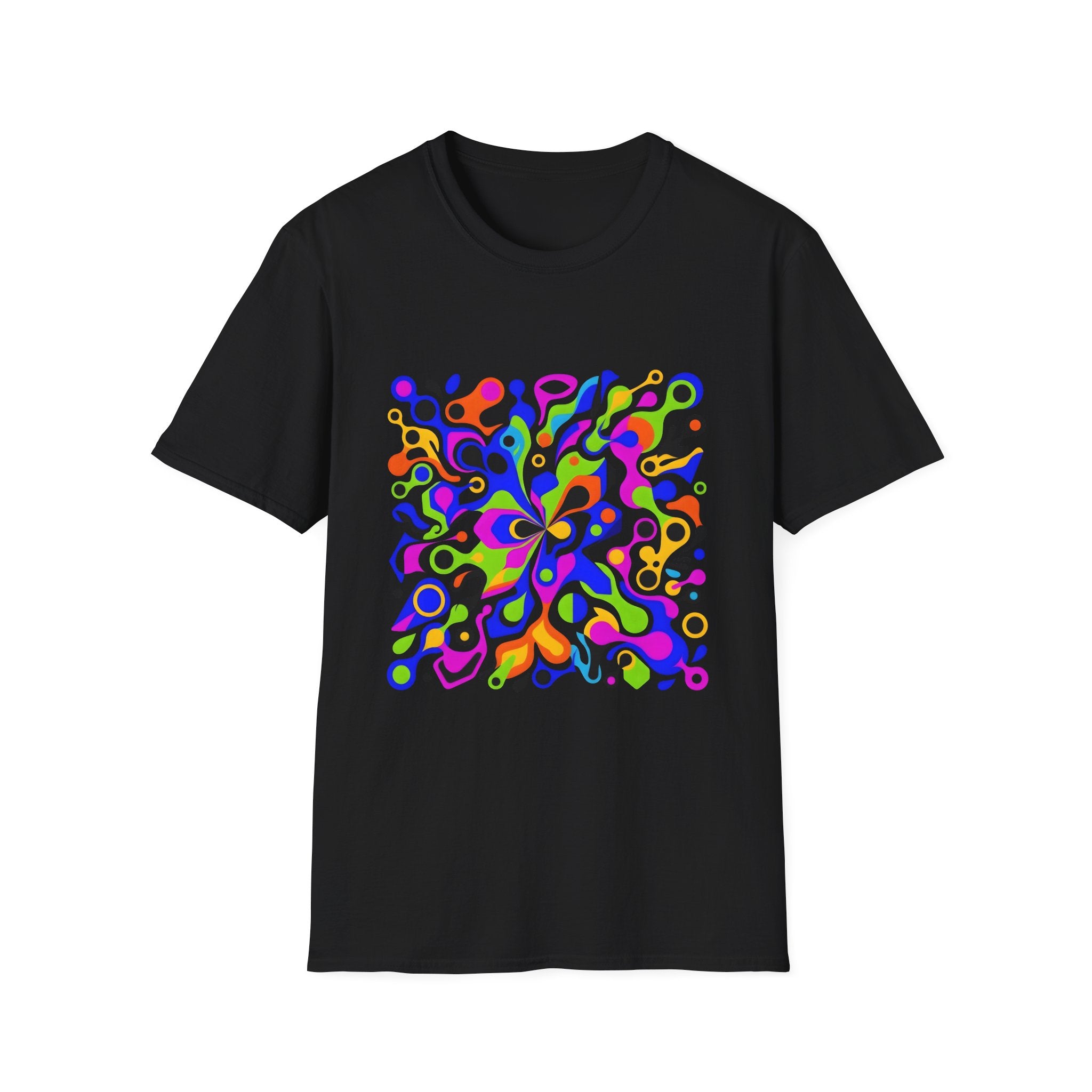 Unisex T-Shirt - Vibrant Organic Abstract | Psychedelic Flow