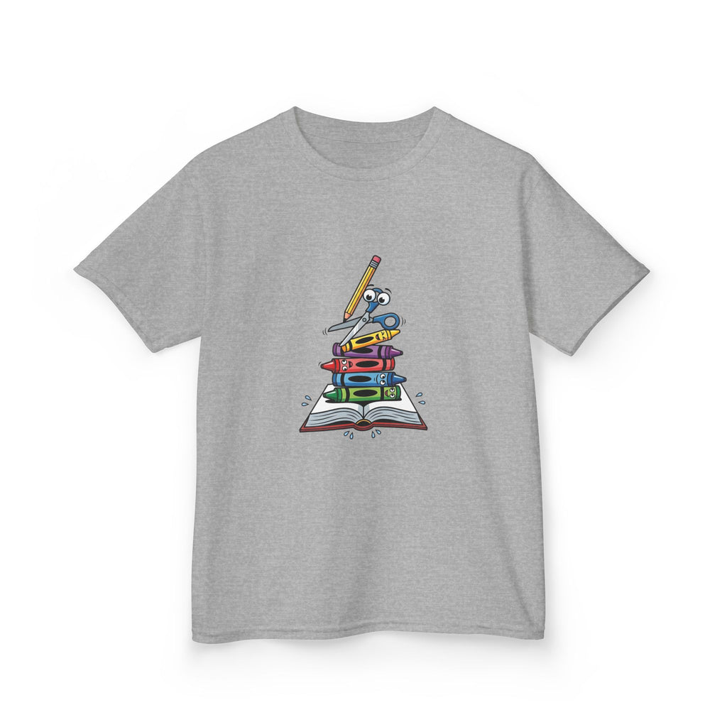 Back to School Kids Tee - Art Supplies Fun Design | 2026