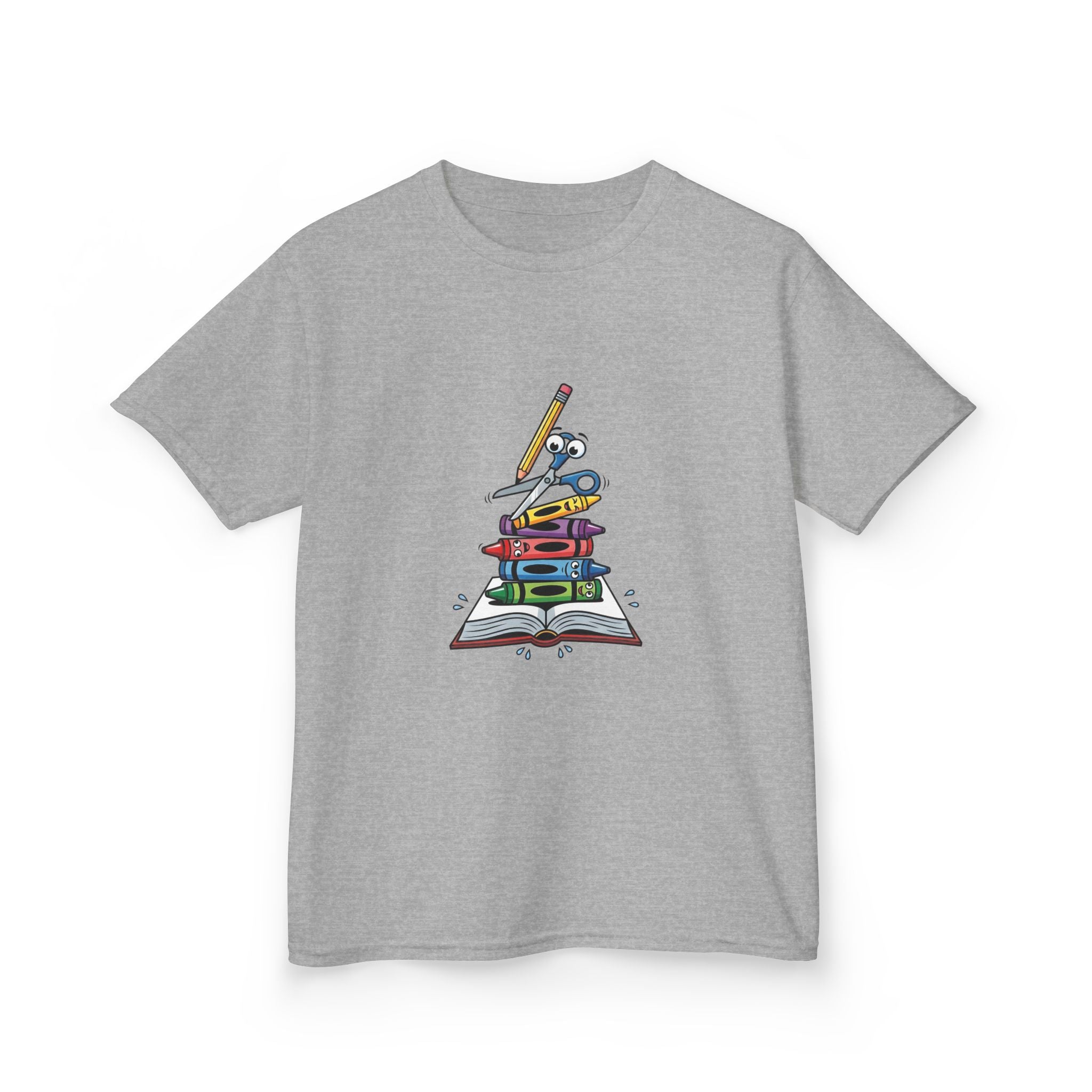 Back to School Kids Tee - Art Supplies Fun Design | 2026