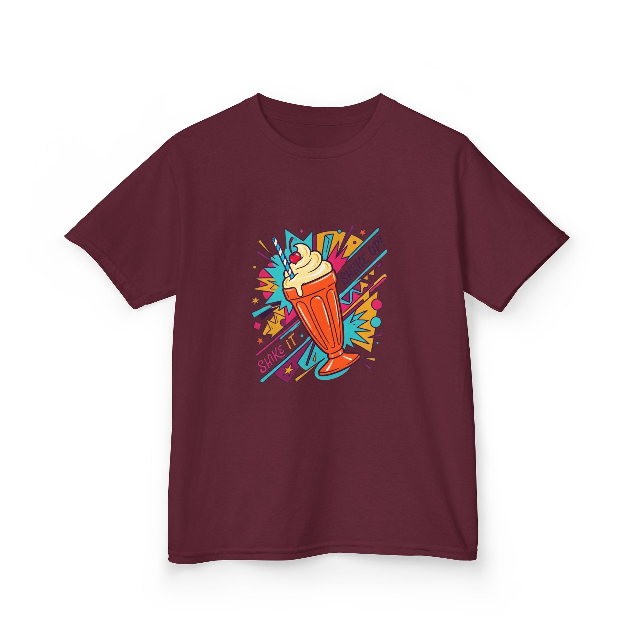 Kids Retro Pop Art Milkshake Tee - SHAKE IT UP! Dessert