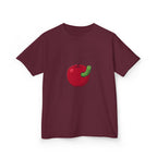 Kids T-Shirt - Cute Hungry Bookworm Caterpillar Apple Tee