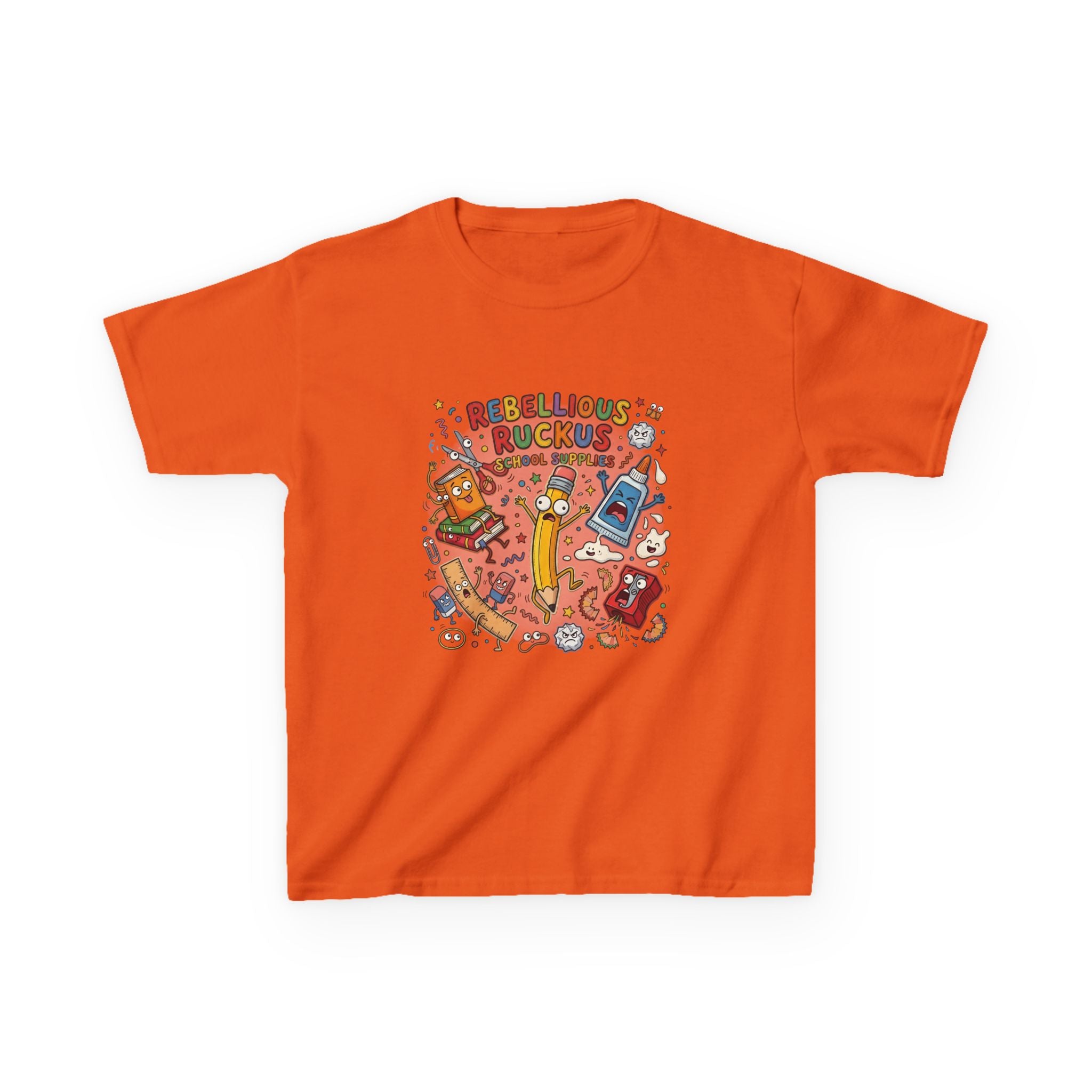 Kids Tee - Rebellious Ruckus School Supplies T-Shirt