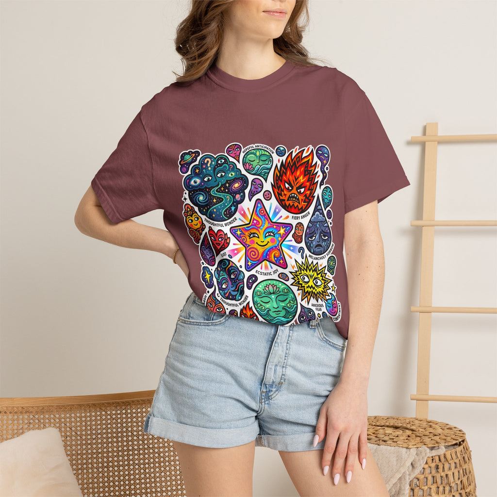 Comfort Colors T-Shirt - Psychedelic Emotions Art | Mental Health