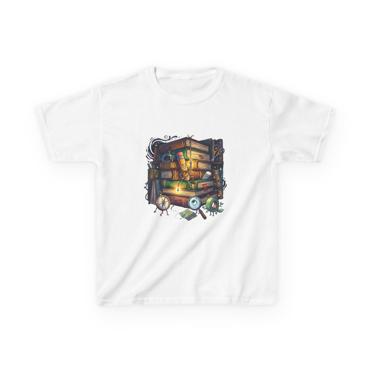 Kids Tee - Learning Adventure Books | Whimsical Storybook Gift