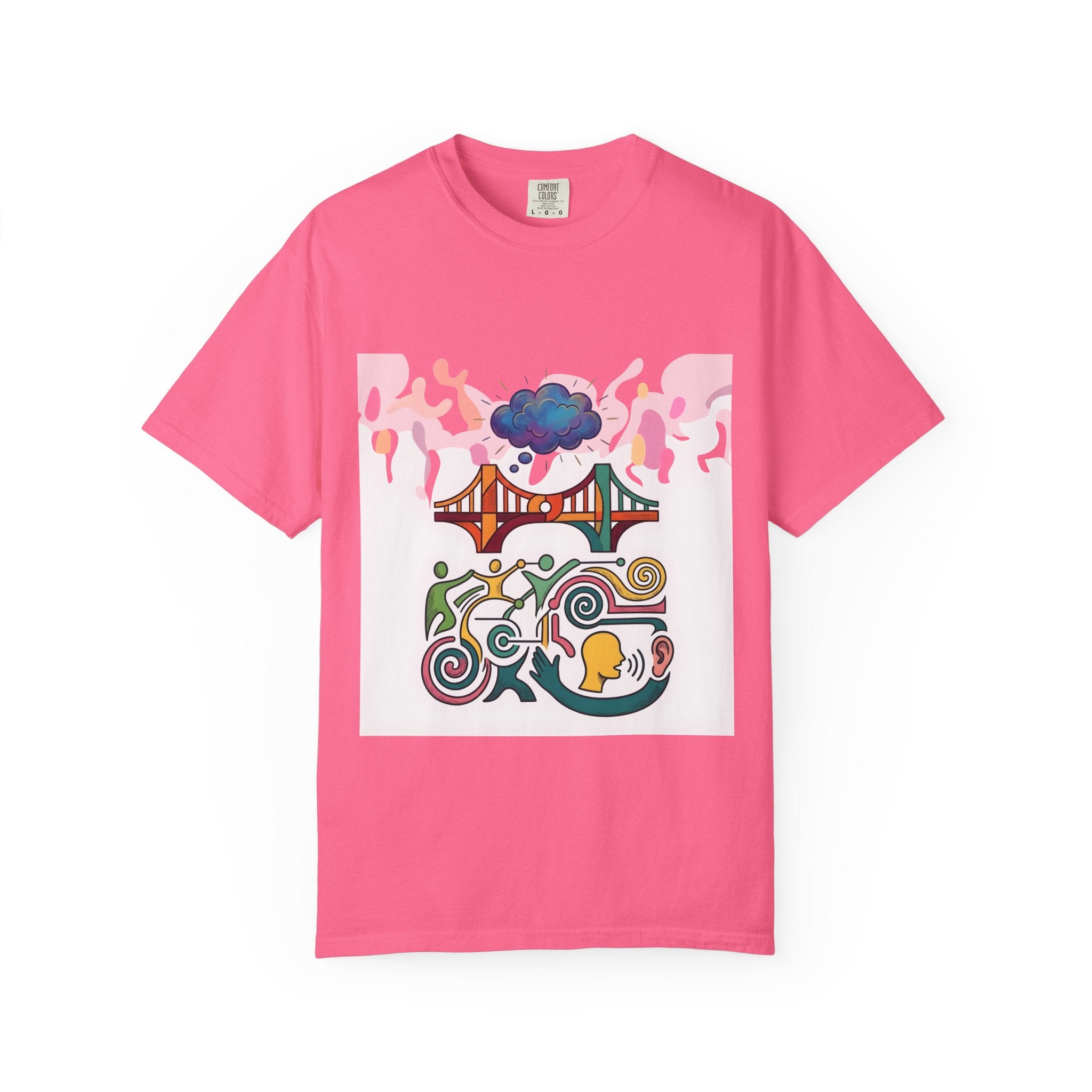Comfort Colors T-shirt - Symbolic Connection | Abstract Communication