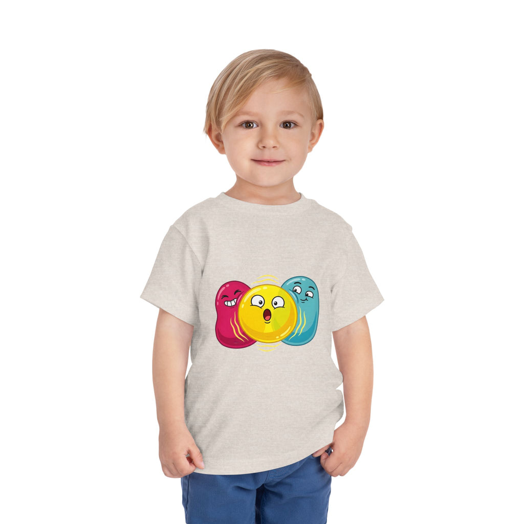 Toddler Funny Blob Character Tee | Playful Cartoon Kids Shirt