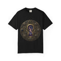 T-shirt - Celestial Keyhole Galaxy | Occult Alchemical Gold