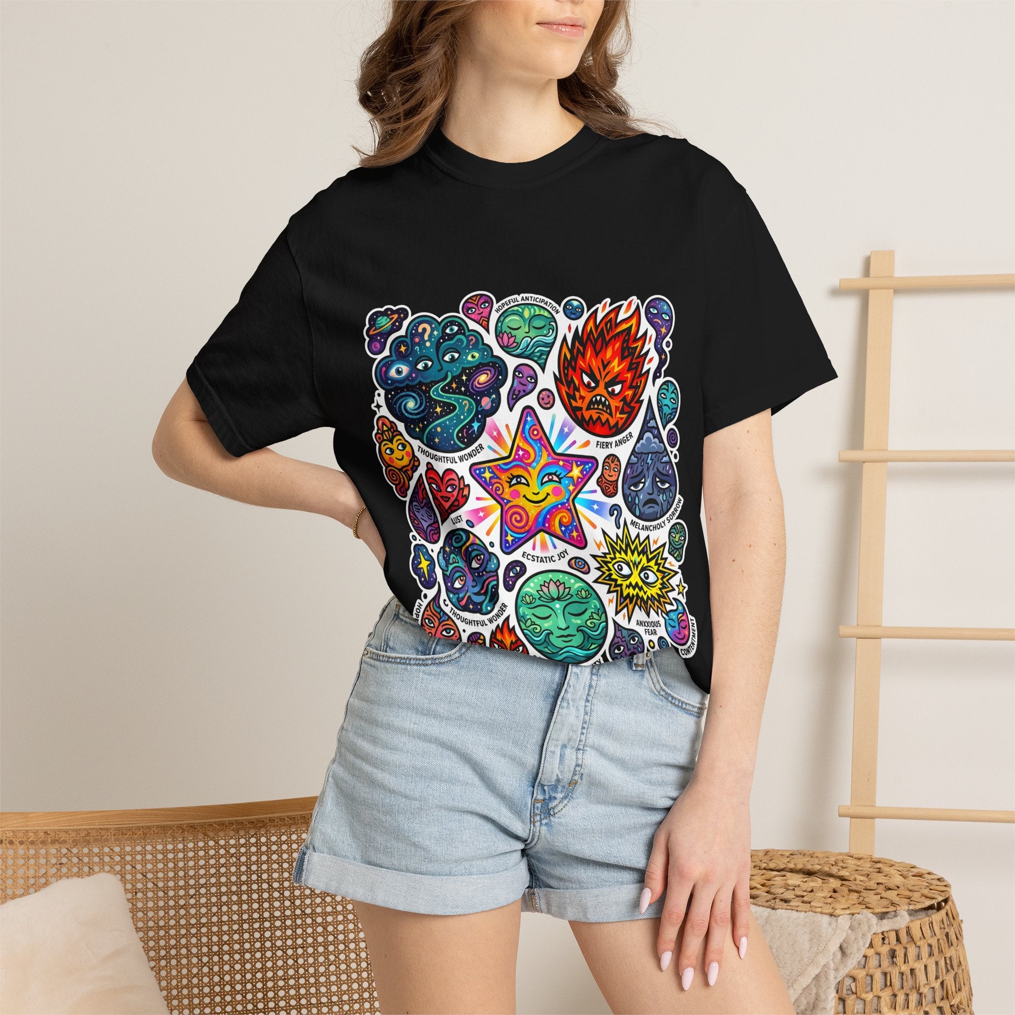 Comfort Colors T-Shirt - Psychedelic Emotions Art | Mental Health