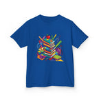 Kids T-Shirt - Geometric School Supplies Tee | Back to School