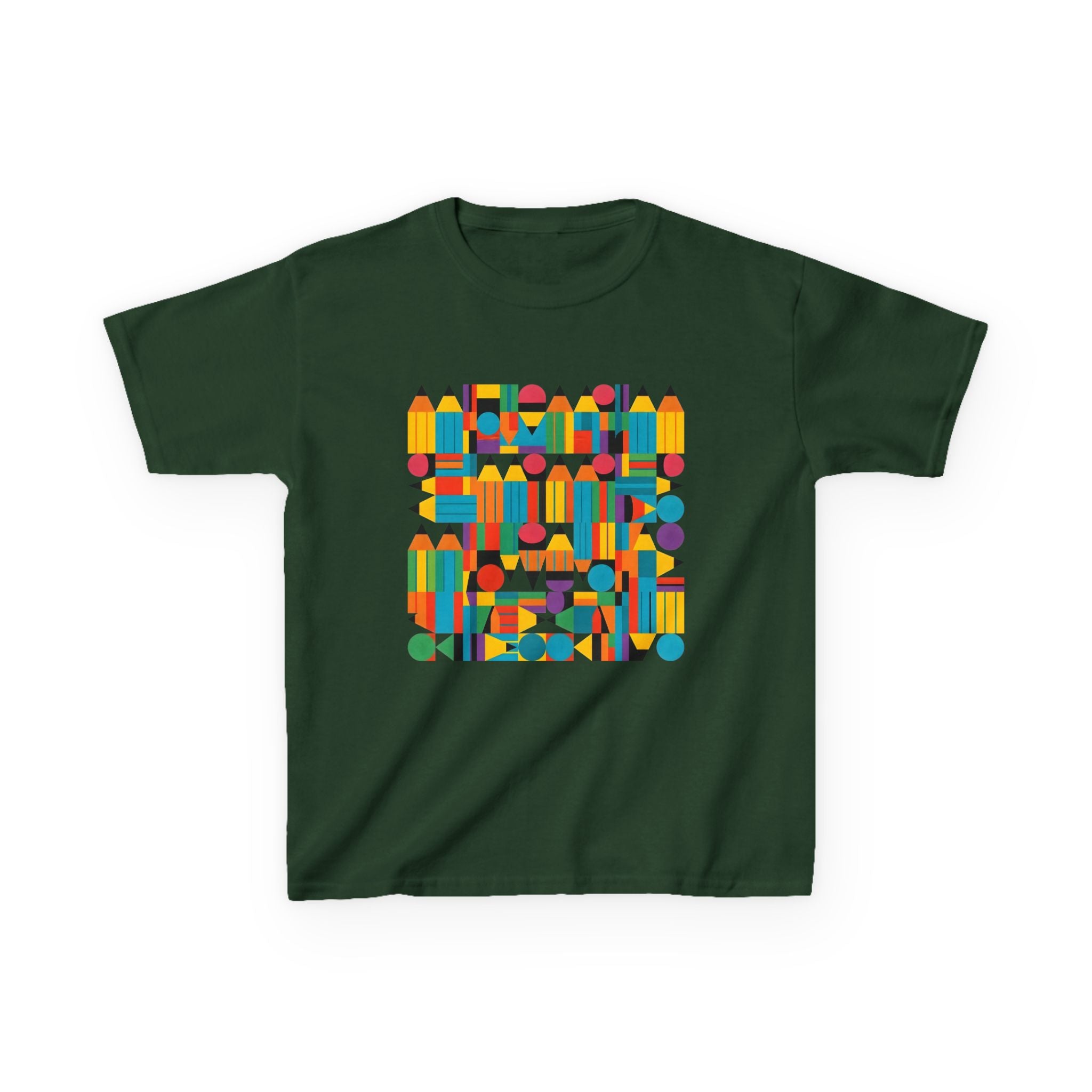 Kids Tee - Playful Geometric Abstract | Modern Art