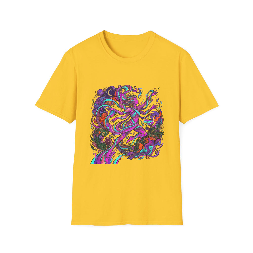 T-Shirt - Vibrant Psychedelic Cosmic Goddess Spiritual Flow