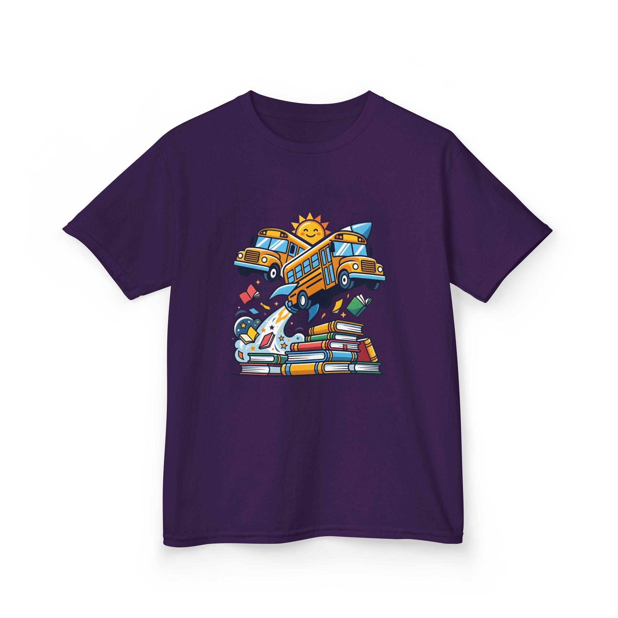 Kids Back to School T-Shirt - Rocket Bus Adventure | First Day