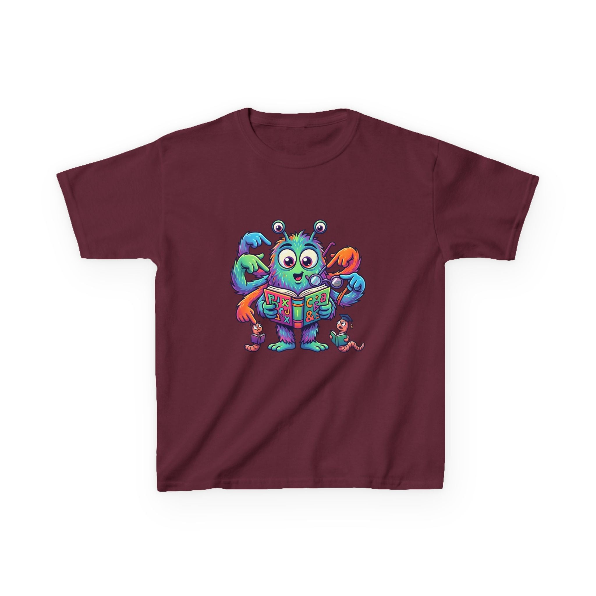 Cute Monster Kids Tee - Learning & Education T-Shirt