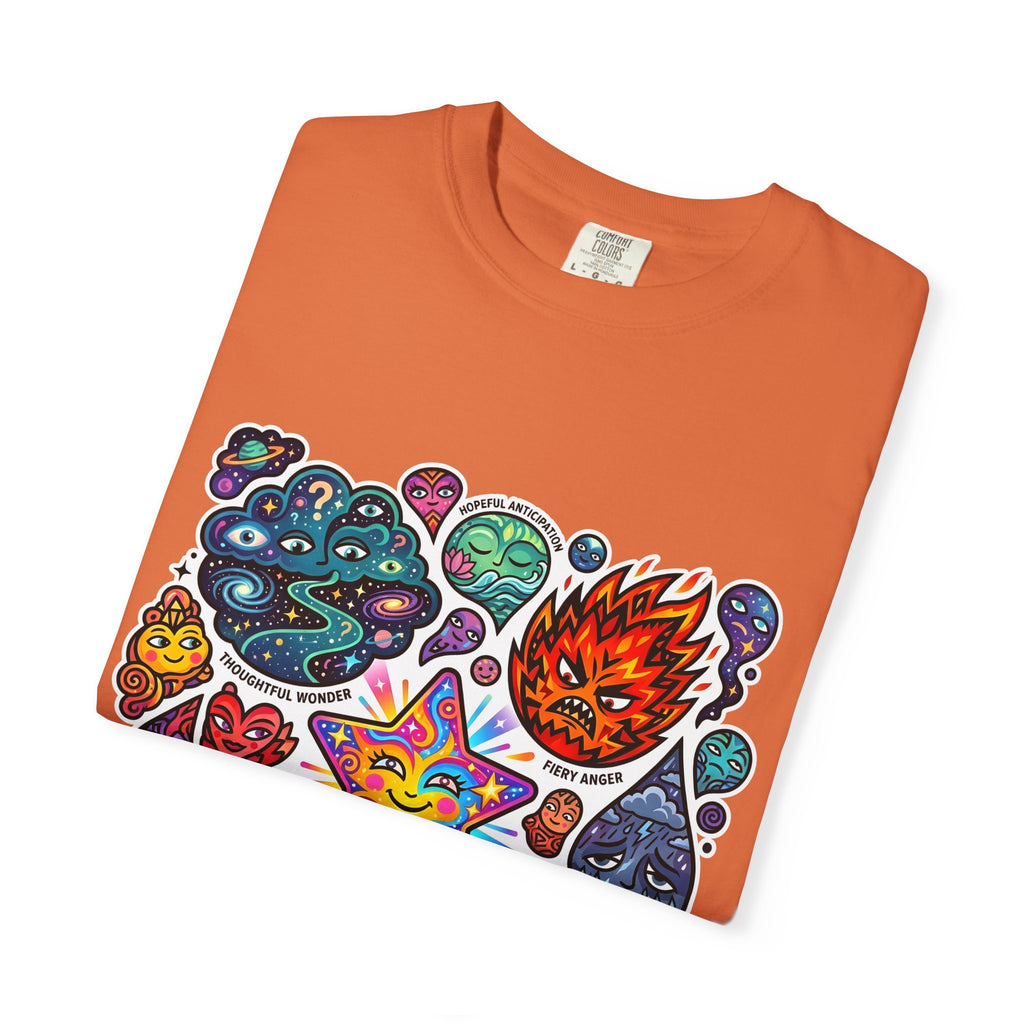 Comfort Colors T-Shirt - Psychedelic Emotions Art | Mental Health