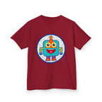 Kids Robot T-Shirt - Cute Geometric Design | Festive Party Tee